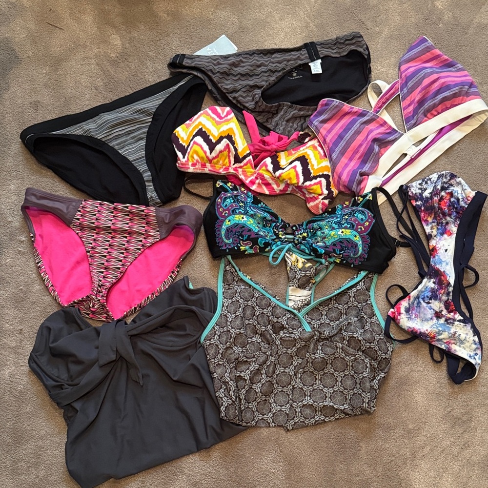 Athleta Multicolor Swimwear Assortment